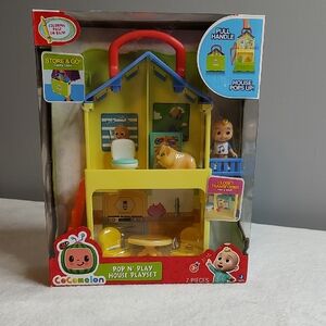 CoComelon Pop-Up Play House - Yellow and Red